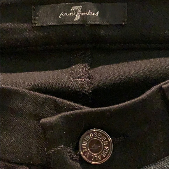 7 For All Mankind Skinny Embroidered Pants - Picture 3 of 6